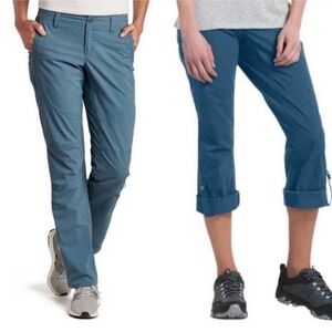 Kuhl  Spire Roll Up Hiking Trail Outdoor Cargo Pants in Deep Harbor Size 6 Short